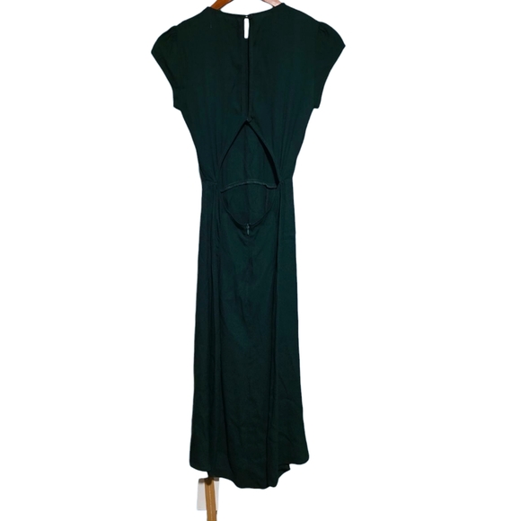 Reformation Gavin Dress in Emerald Size 0P NWT - Picture 4 of 5